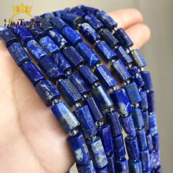 Margele din Piatra naturala Coloana Forma Lapis Lazuli Liber Margele Spacer Pentru DIY Bijuterii Brățară Colier Accesorii 15