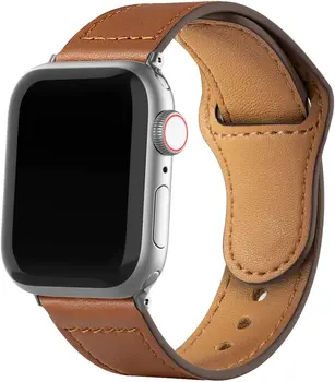 Curea din piele Pentru Apple watch band 44mm 40mm 42mm 38mm 44 mm Smartwatch Accesorii brățară iWatch 3 4 5 6 se